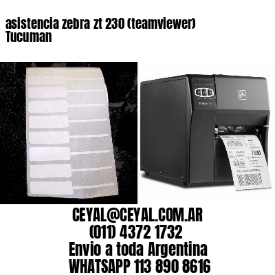 asistencia zebra zt 230 (teamviewer)  Tucuman