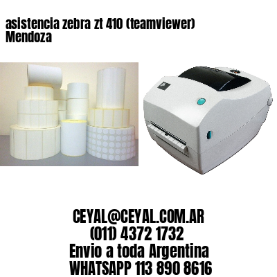 asistencia zebra zt 410 (teamviewer)  Mendoza