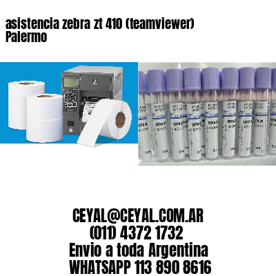 asistencia zebra zt 410 (teamviewer)  Palermo