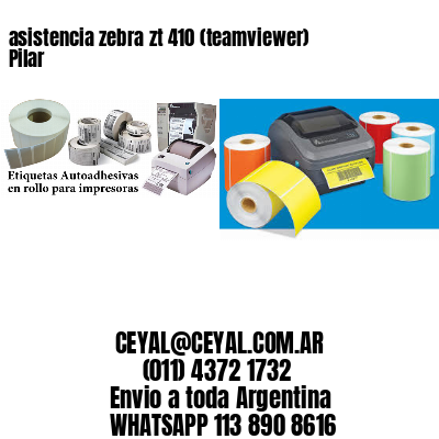 asistencia zebra zt 410 (teamviewer)  Pilar
