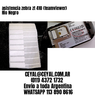 asistencia zebra zt 410 (teamviewer)  Rio Negro