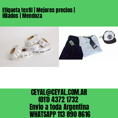 Etiqueta textil | Mejores precios | Hilados | Mendoza