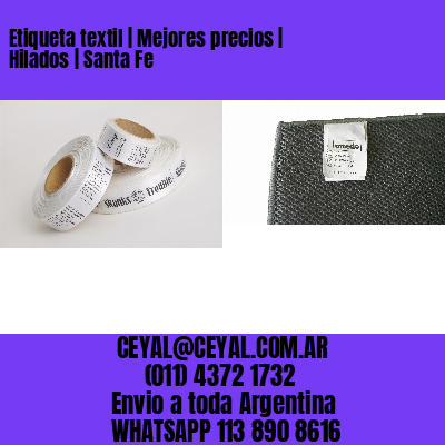 Etiqueta textil | Mejores precios | Hilados | Santa Fe