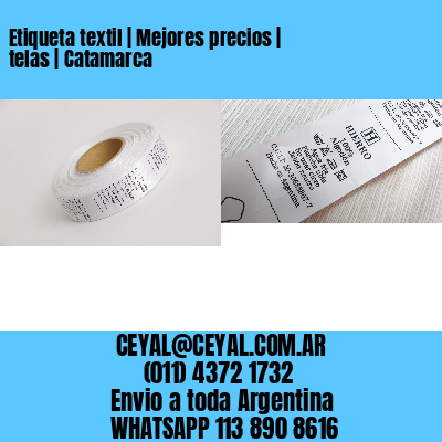 Etiqueta textil | Mejores precios | telas | Catamarca
