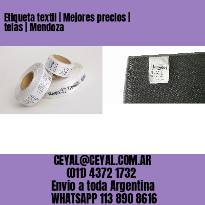 Etiqueta textil | Mejores precios | telas | Mendoza