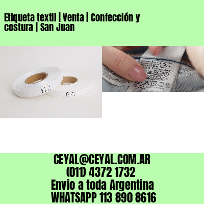 Etiqueta textil | Venta | Confección y costura | San Juan