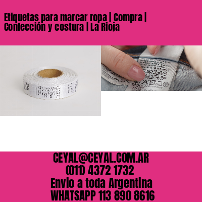 Etiquetas para marcar ropa | Compra | Confección y costura | La Rioja