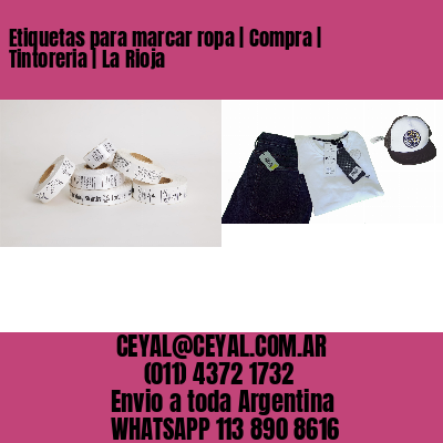 Etiquetas para marcar ropa | Compra | Tintoreria | La Rioja
