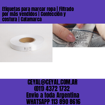 Etiquetas para marcar ropa | Filtrado por más vendidos | Confección y costura | Catamarca