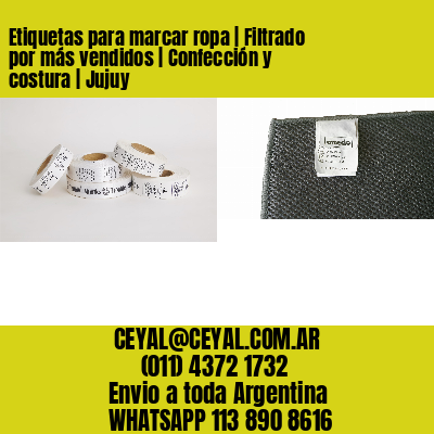 Etiquetas para marcar ropa | Filtrado por más vendidos | Confección y costura | Jujuy