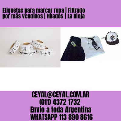 Etiquetas para marcar ropa | Filtrado por más vendidos | Hilados | La Rioja