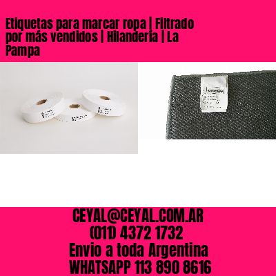 Etiquetas para marcar ropa | Filtrado por más vendidos | Hilandería | La Pampa