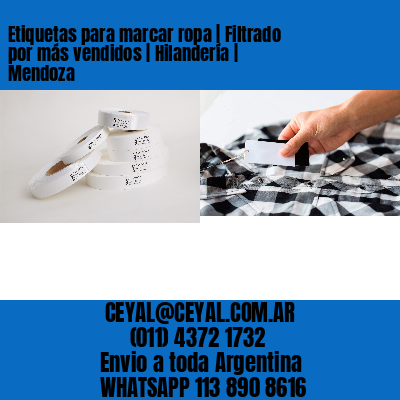 Etiquetas para marcar ropa | Filtrado por más vendidos | Hilandería | Mendoza