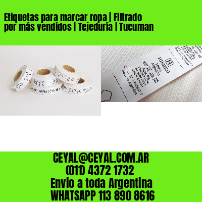 Etiquetas para marcar ropa | Filtrado por más vendidos | Tejeduría | Tucuman