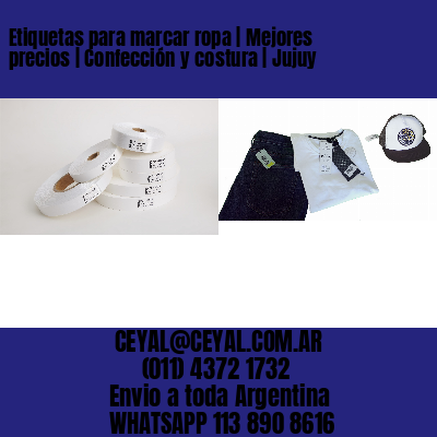 Etiquetas para marcar ropa | Mejores precios | Confección y costura | Jujuy