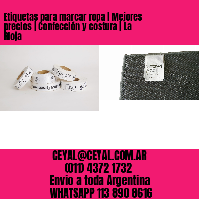 Etiquetas para marcar ropa | Mejores precios | Confección y costura | La Rioja