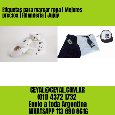 Etiquetas para marcar ropa | Mejores precios | Hilandería | Jujuy