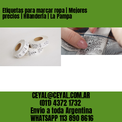 Etiquetas para marcar ropa | Mejores precios | Hilandería | La Pampa