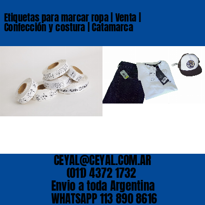 Etiquetas para marcar ropa | Venta | Confección y costura | Catamarca