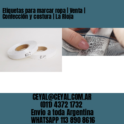 Etiquetas para marcar ropa | Venta | Confección y costura | La Rioja