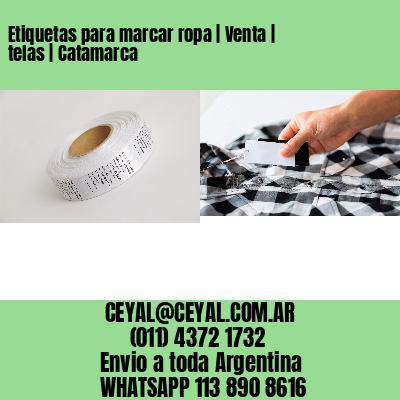 Etiquetas para marcar ropa | Venta | telas | Catamarca