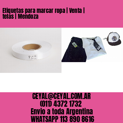 Etiquetas para marcar ropa | Venta | telas | Mendoza