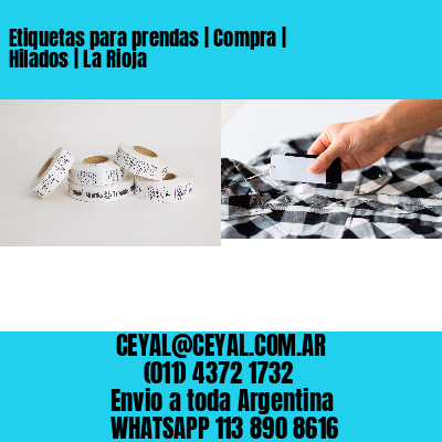 Etiquetas para prendas | Compra | Hilados | La Rioja