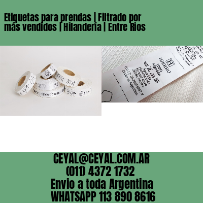 Etiquetas para prendas | Filtrado por más vendidos | Hilandería | Entre Rios