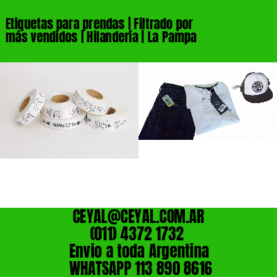Etiquetas para prendas | Filtrado por más vendidos | Hilandería | La Pampa
