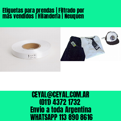 Etiquetas para prendas | Filtrado por más vendidos | Hilandería | Neuquen