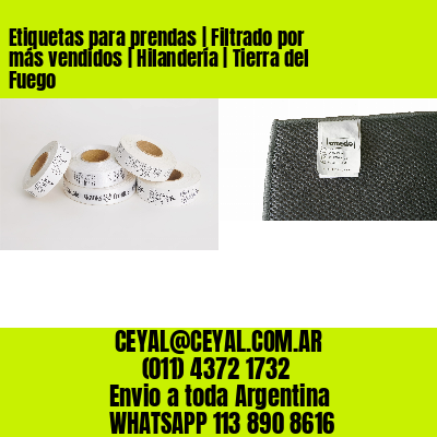 Etiquetas para prendas | Filtrado por más vendidos | Hilandería | Tierra del Fuego