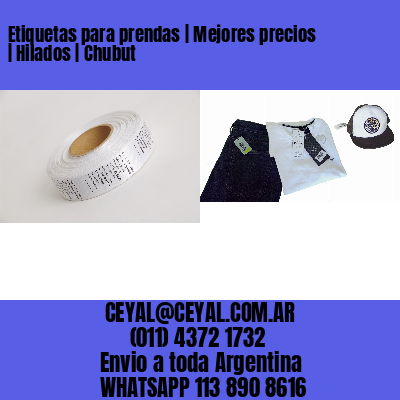 Etiquetas para prendas | Mejores precios | Hilados | Chubut