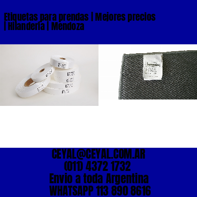 Etiquetas para prendas | Mejores precios | Hilandería | Mendoza