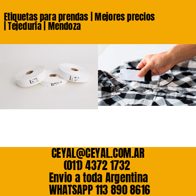 Etiquetas para prendas | Mejores precios | Tejeduría | Mendoza