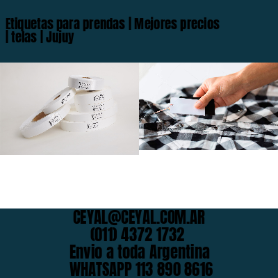 Etiquetas para prendas | Mejores precios | telas | Jujuy