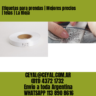 Etiquetas para prendas | Mejores precios | telas | La Rioja
