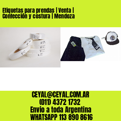 Etiquetas para prendas | Venta | Confección y costura | Mendoza