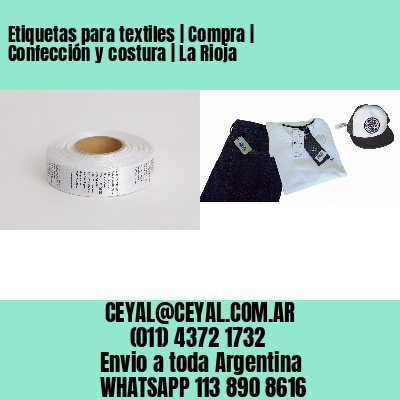 Etiquetas para textiles | Compra | Confección y costura | La Rioja