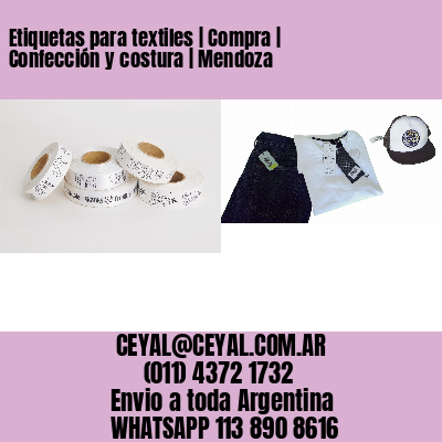 Etiquetas para textiles | Compra | Confección y costura | Mendoza