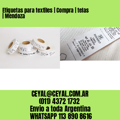 Etiquetas para textiles | Compra | telas | Mendoza