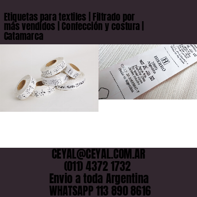Etiquetas para textiles | Filtrado por más vendidos | Confección y costura | Catamarca