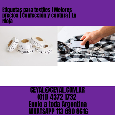 Etiquetas para textiles | Mejores precios | Confección y costura | La Rioja