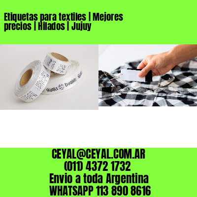 Etiquetas para textiles | Mejores precios | Hilados | Jujuy