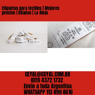 Etiquetas para textiles | Mejores precios | Hilados | La Rioja