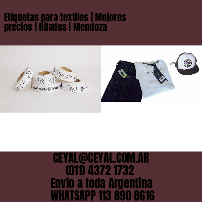 Etiquetas para textiles | Mejores precios | Hilados | Mendoza