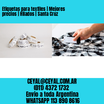 Etiquetas para textiles | Mejores precios | Hilados | Santa Cruz