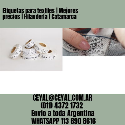 Etiquetas para textiles | Mejores precios | Hilandería | Catamarca