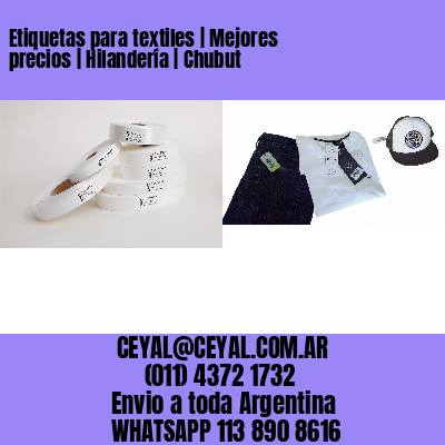 Etiquetas para textiles | Mejores precios | Hilandería | Chubut