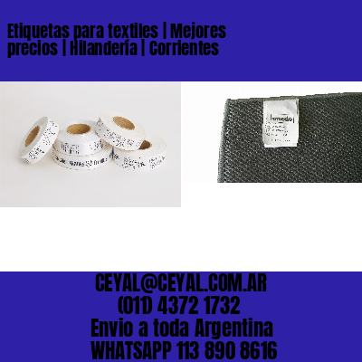 Etiquetas para textiles | Mejores precios | Hilandería | Corrientes