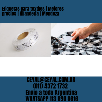 Etiquetas para textiles | Mejores precios | Hilandería | Mendoza